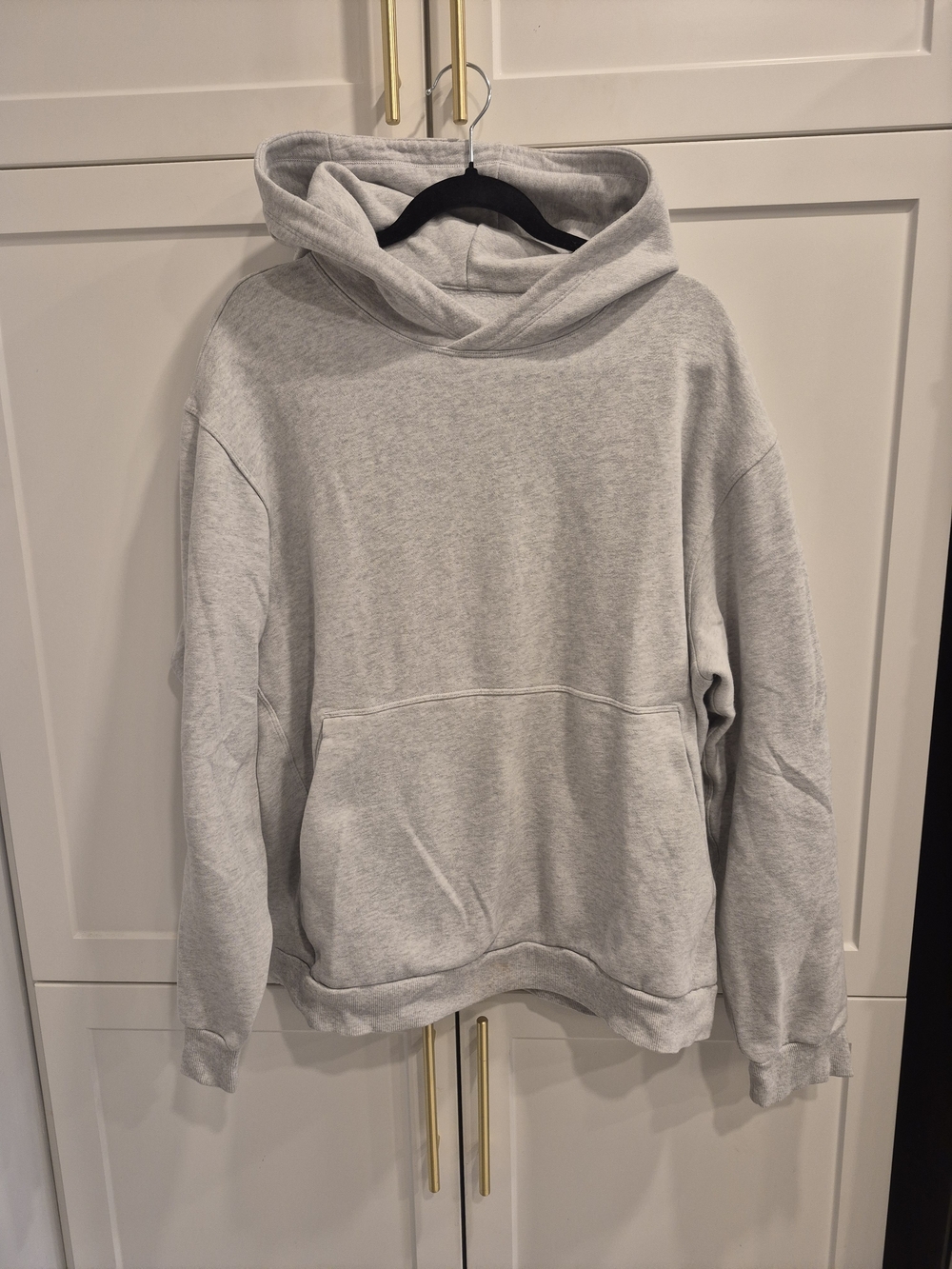 lululemon athletica Men's Light Gray Crewneck Hoodie